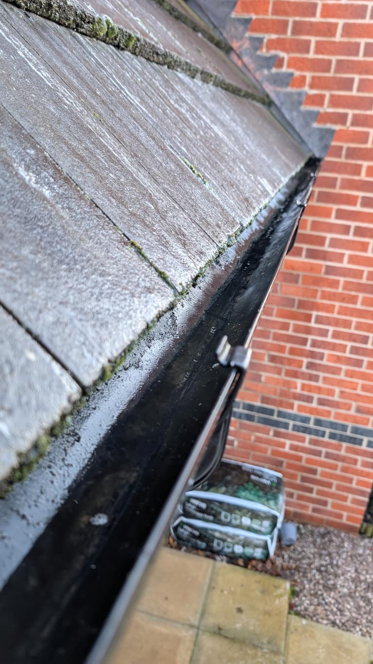Gutter Cleaning job 2 — after