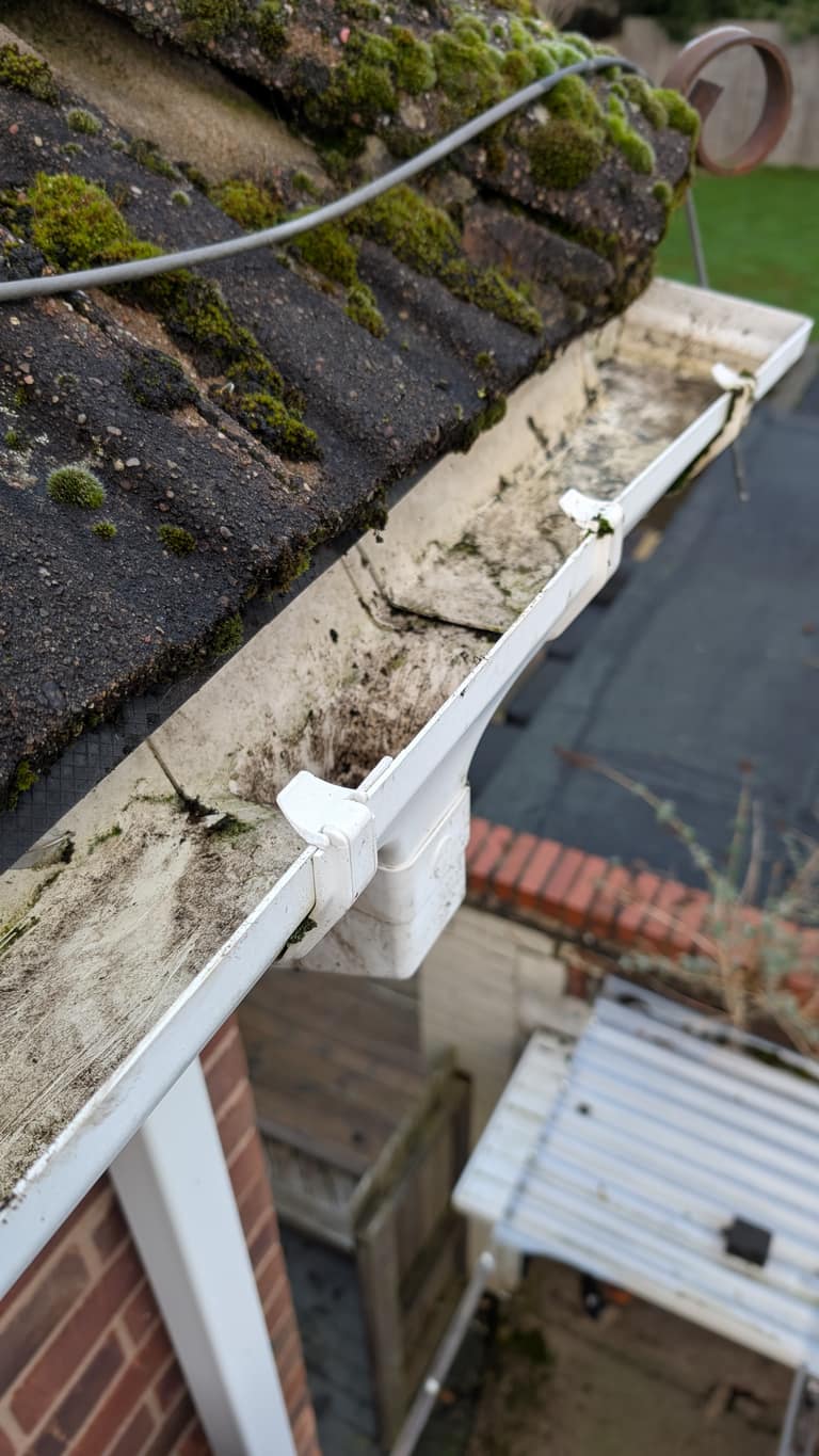 Gutter Cleaning job 3 — after