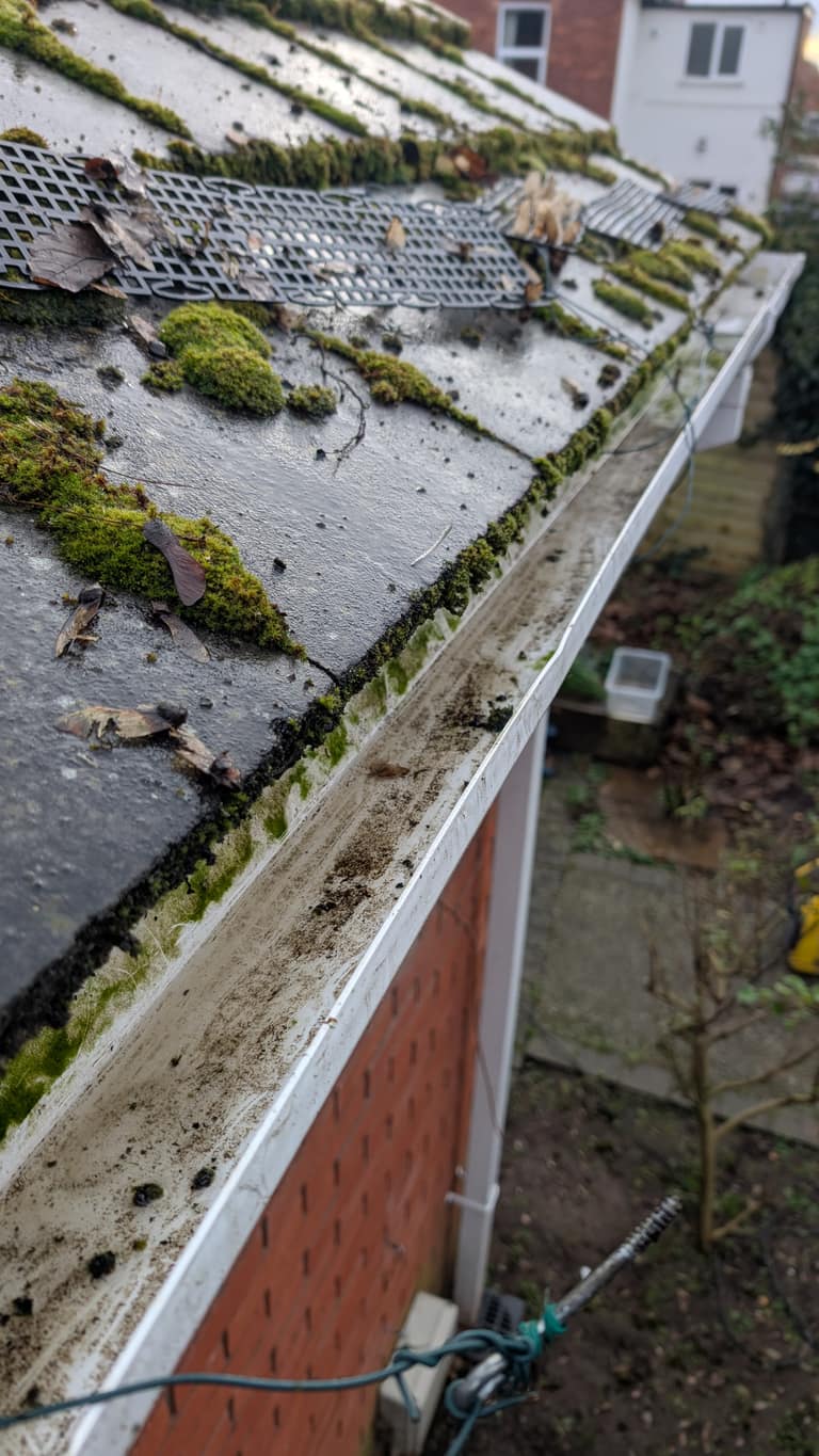 Gutter Cleaning job 4 — after