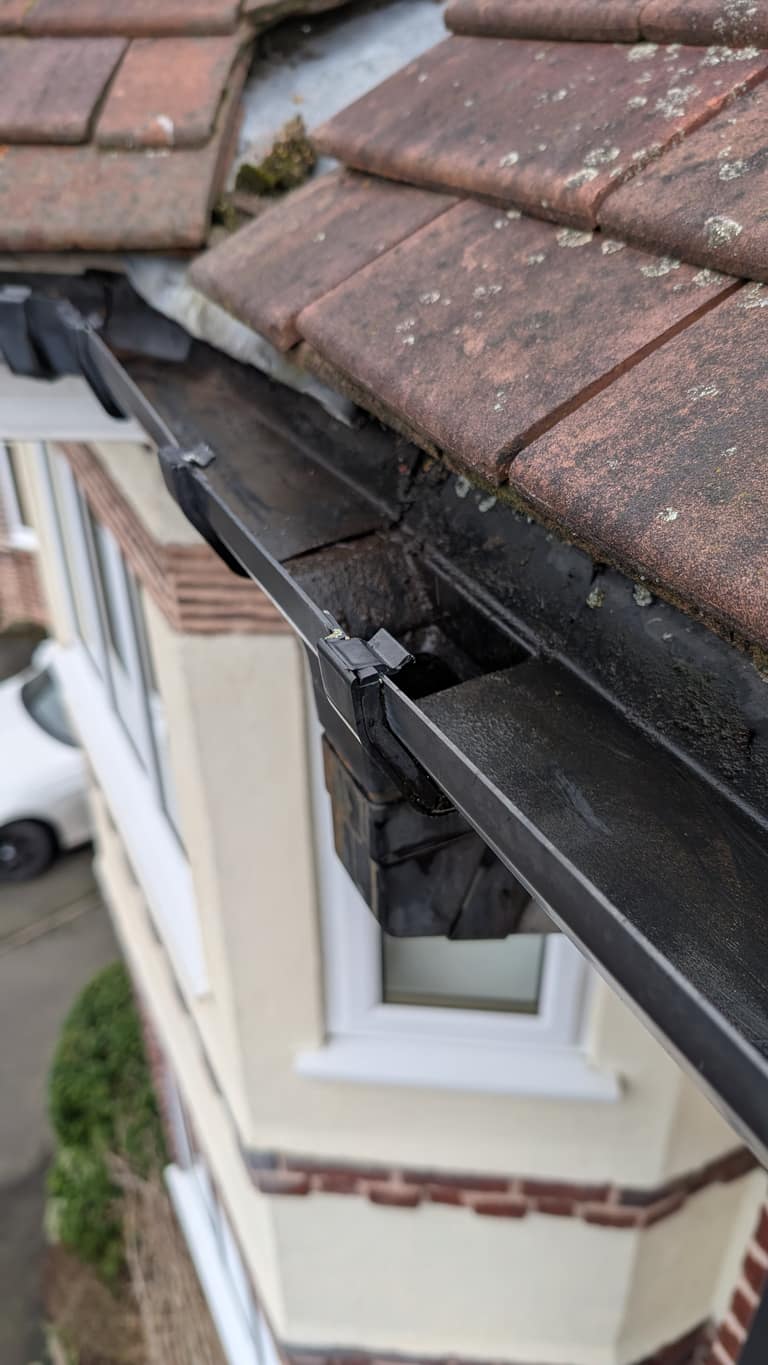 Gutter Cleaning job 5 — after