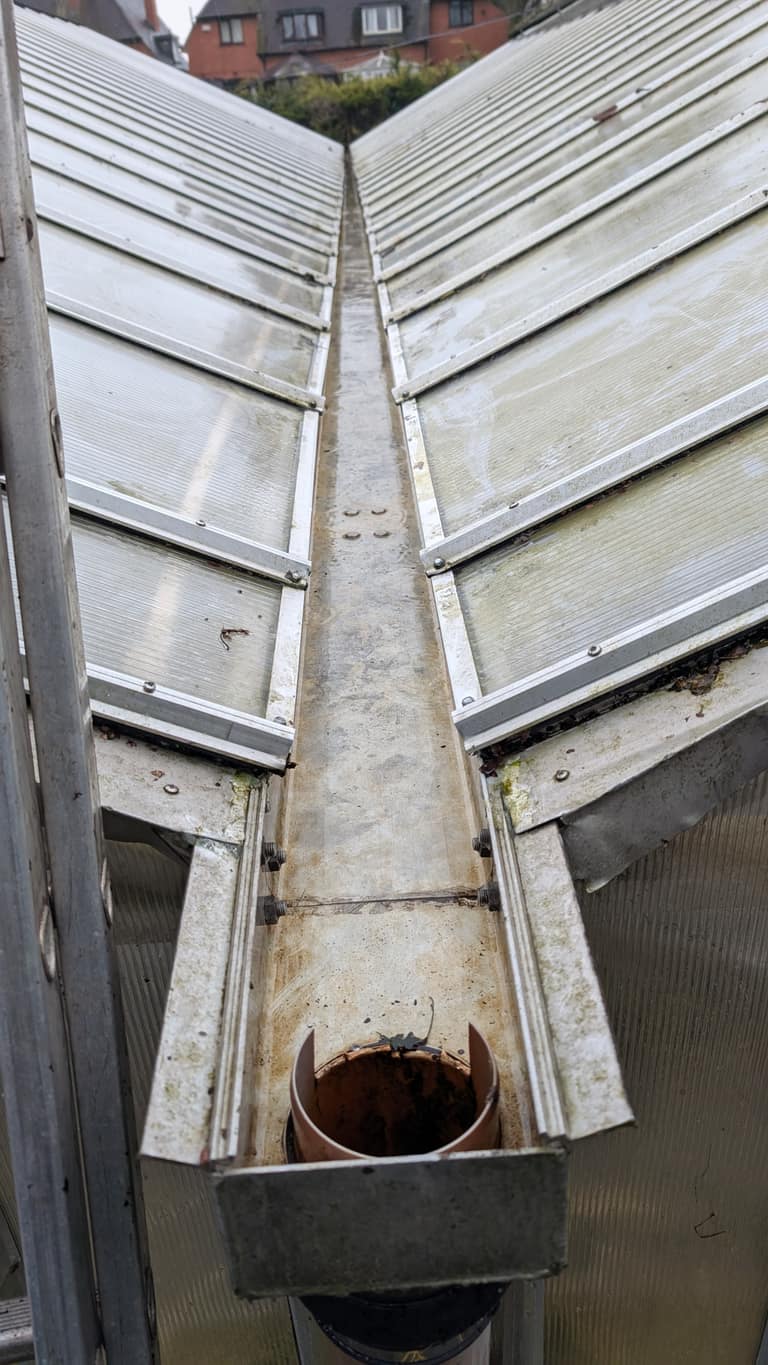 Gutter Cleaning job 8 — after